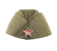 Cappello da barca russa con stella per palcoscenico e feste cosplay, eventi di danza, copricapo stile russo