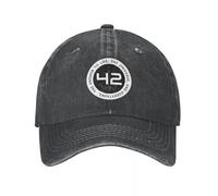 Cappello da Baseball 42 - The Ultimate Answer Cappelli alla Moda in Denim Lavato Cappelli da Esterno Regolabili Casquette Streetwear Cappello da Cowboy