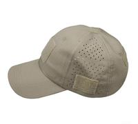 Cappello da baseball ad asciugatura rapida con ventilazione in rete, cappello da sole regolabile per esterni, pesca, escursionismo, campeggio, traspirante, con tesa rinforzata (grigio)