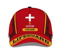 Cappello da Baseball Bagnino di Posizione della Croce di Dio Cappelli Visiera Protezione Solare Studente Berretto Regolabile Cappello per Tennis, Sport, Seasons