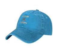 Cappello da Baseball Because I'm The Locksmith That's Why Cappello da Baseball A Croce Caccia Uomini Casuale Cappucci da Golf, per Sportivo, All'Aperto, Golf, 55-59cm