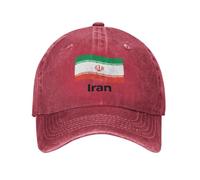 Cappello da Baseball Cappellino da Baseball in per Uomo E Donna con Iran Bandiera Regolabile con Stampa per Esterni Golf Sportivo Cappellini da Camionista Partita di Calcio