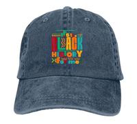 Cappello da Baseball Cappello Estivo con Visiera Parasole È la Storia dei Neri per Me Mese della Storia dei Neri Cappelli Hip Hop Cultura Africana Cappello da Cowboy Cappelli con Visiera