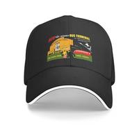 Cappello da Baseball Classico Terminal degli Autobus della York Port Authority - pubblicità Trucker Military Tactical Femminile Sportiva Sportiva Regolabile Cappello di Cotone