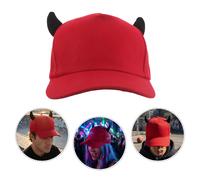 Cappello da baseball con corno del diavolo - Cappello regolabile alla moda con