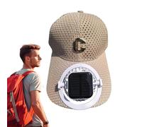 Cappello da Baseball con Ventola Solare, Cappello da Spiaggia in Rete a 3 velocità con ventole, da Donna per Lavoro, Golf, Escursionismo, Giardino, Sport, falciatura, Spiaggia, Viaggi