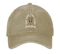 Cappello da Baseball Country Life Rustic Farm Boots, Keep Your Soul Clean Cappello con Visiera Protezione Solare Uomini Cappellino da Camionista, per Sportivo, Pesca, Tennis, 55-59cm