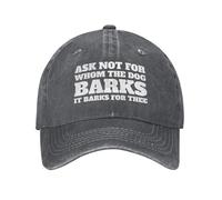 Cappello da baseball da donna con scritta "Chiedi a chi abbaia il cane, ab