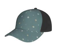 Cappello da baseball da donna e uomo, modello a reticolo n. 909, regolabile, cappello da baseball per papà, cappello da camionista, cappello da donna e uomo, nero