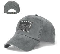 Cappello da baseball da golf, cappello da papà, regolabile, in cotone, classico film clapboard, nero, per uomo e donna, nero, Grigio, Taglia unica