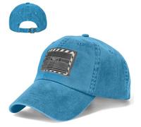 Cappello da baseball da golf, cappello da papà, regolabile, in cotone, classico film clapboard, nero, per uomo e donna, nero, Blu, taglia unica