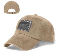 Cappello da baseball da golf, cappello da papà, regolabile, in cotone, classico film clapboard, nero, per uomo e donna, nero