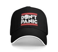 Cappello da Baseball da Uomo con Snapback Anti-Sole Guida galattica per autostoppisti Casual Estivo Don't Panic