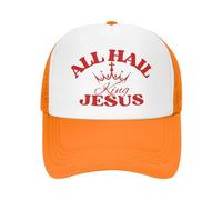 Cappello da Baseball da Uomo e da Donna all-Hail King-Jesus Christ Cross Christian 2024 Mesh Hat Trucker Hat