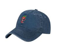 Cappello da baseball da uomo e da donna con motivo a peperoncino rosso inf