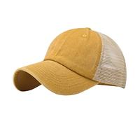 Cappello da baseball da uomo e donna, alla moda, con fibbia in denim, per esterni, cappello da sole The X Files, Giallo, Taglia unica