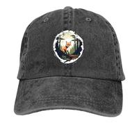 Cappello da Baseball da Uomo Lavato On The Tree Trucker Snapback Caps Cappello da papà A Fox in The Wild Cappelli da Golf
