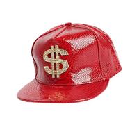 Cappello Da Baseball Del Segno Del Dollaro | Cappello Del Rapper Regolabile | Cappello Di Simbolo Del Dollaro Alla Moda | Copricapo Del Rapper Con Segno Dollaro | Cappello Alla Moda Anni 80 Per Donne