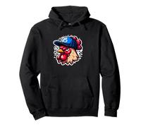 Cappello da baseball di pollo Gallo Graffiti Street Art Felpa con Cappuccio