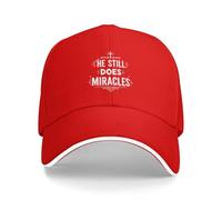 Cappello da baseball divertente da donna con scritta "Lui fa ancora miraco