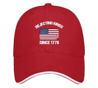 Cappello da Baseball Divertente da Donna con Scritta Rejecting King Since 1776" - Regali di Compleanno per M