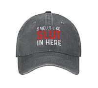 Cappello da Baseball Divertente per Adulti con Scritta Puzza di sgualdrina Qui Dentro, Cappellino da Cowboy Regolabili, Regali alla Moda per Donne e Uomini