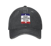 Cappello da Baseball Dont Mess with Texas Cappello All'Aperto Uomini Asciugatura Rapida Cappellino da Camionista, per Sportivo, All'Aperto, Golf, 55-59cm