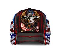 Cappello da Baseball Eagle One Nation Under God Patriotic Christianty America Flag Cappellino da Camionista Asciugatura Rapida Donna Cappellino da Camionista, per Sportivo, Golf, Pesca, 57-60cm