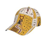 Cappello da Baseball Egyptian Gods And Ancient Hieroglyphs Leggero Baseball Cappellini Classico Cappello da Baseball per attività Sport Ciclismo