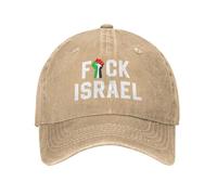 Cappello da baseball "Fanculo Israele, libera la Palestina, lasceremo e sa
