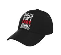 Cappello da Baseball Funny Facts Don't Care About Your Feelings Trendy Berretto Moda Cappello da Baseball per Golf Ciclismo Aperta