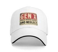 Cappello da baseball Gen X sollevato su tubo dell'acqua e negligenza