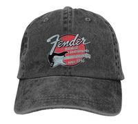 Cappello da baseball Hip-hop Berretto da baseball Chitarra Fender Retro Logo Merch Stile Unisex Moda Cotone Distressed Sun Cap Regalo di Compleanno Cappello di Natale