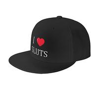Cappello da Baseball I Love Sluts Cappello da Baseball A Croce Caccia Donna Moda Cappellino da Camionista, per All'Aperto, Sportivo, Campeggio, Pesca, 55-59cm