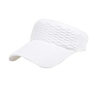 Cappello da baseball in cotone per donne ragazze pendolari guida cappello da sole per viaggi escursionismo shopping cappelli per donne testa grande dimensioni, bianco, Taglia unica