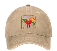 Cappello da Baseball in Denim Sad Heart Bad Bunny Verano KPOP Rock Trucker Hat Summer Uomo Donna Vintage Cappellini da Baseball Anti-Sole