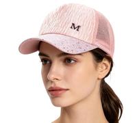 Cappello Da Baseball In Mesh Paillettes Glitter Scintillanti, Visiera