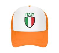 Cappello da Baseball in Rete Traspirante per Uomo E Donna Italia Bandiera Nazionale Cappello da Sole Regolabile per Corsa Leggero per Golf E Baseball Coppa del Mondo