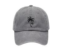 Cappello da baseball invecchiato Cappelli papà per uomo donna cotone lavato cappello da camionista cappello regolabile profilo cappelli roll up cappello, Grigio, Taglia unica