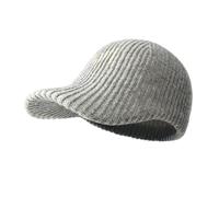 Cappello da Baseball Invernale, Caldo ed Elegante, Largo, in Lana, per Le giornate Fredde, per Amici, Adolescenti, Donne, Ragazze, Scuola, pendolari, Ciclismo, Appuntamenti, Viaggi, Grigio