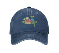 Cappello da baseball Jimmy Buffett stile unisex Margaritaville in cotone invecchiato berretti cappello moda outdoor corsa golf snapback cappello compleanno, Colore, L