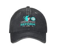 Cappello da Baseball L'unico Modo in Cui la riforma del Regno Unito degli Uomini delle Donne Rende la Gran Bretagna Grande Distressed Lavato allenamenti all'aperto Cappello Snapback Regolabile