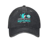 Cappello da Baseball L'unico Modo in Cui la riforma del Regno Unito degli Uomini delle Donne Rende la Gran Bretagna Grande Distressed Lavato allenamenti all'aperto Cappello Snapback Regolabile
