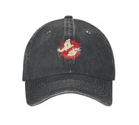 Cappello da Baseball Musica del Film Ghostbusters retrò Ghost Busters Cappellino da Sole in Denim Consumato attività all'aperto Cappello Morbido Non Strutturato