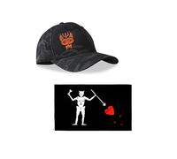 Cappello da baseball nero mimetico Seal Team Six,Cappello elasticizzato Snapback Running/Fishing,Cappello tattico+Patch, 3, L