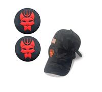 Cappello da baseball nero mimetico Seal Team Six,Cappello elasticizzato Snapback Running/Fishing,Cappello tattico+Patch, 2, L