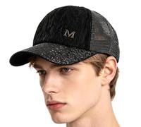 Cappello da Baseball Paillettes Glitter Scintillanti, Visiera Curva,
