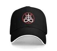 Cappello da Baseball Pentagramma Rosso con Croce Leviatano Personalizzato Rave Luxury Brand Cappello Estivo per Le Donne e Gli Uomini Regali