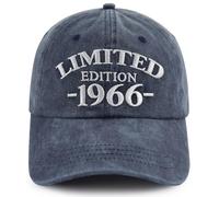 Cappello da baseball per 58° compleanno per donne e uomini, edizione limitata 1966, in cotone regolabile, decorazioni per feste di 58 anni, per papà, mamma, nonno, nonna