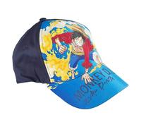 Cappello da baseball per bambini di One Piece, 2 design con la ciurma del cappello di paglia e la ciurma del cappello di paglia, taglia regolabile (54 - 56 cm) - Merchandise ufficiale di anime